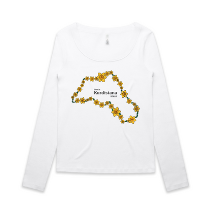 Nergez Kurdistan Baby Tee (L/S)