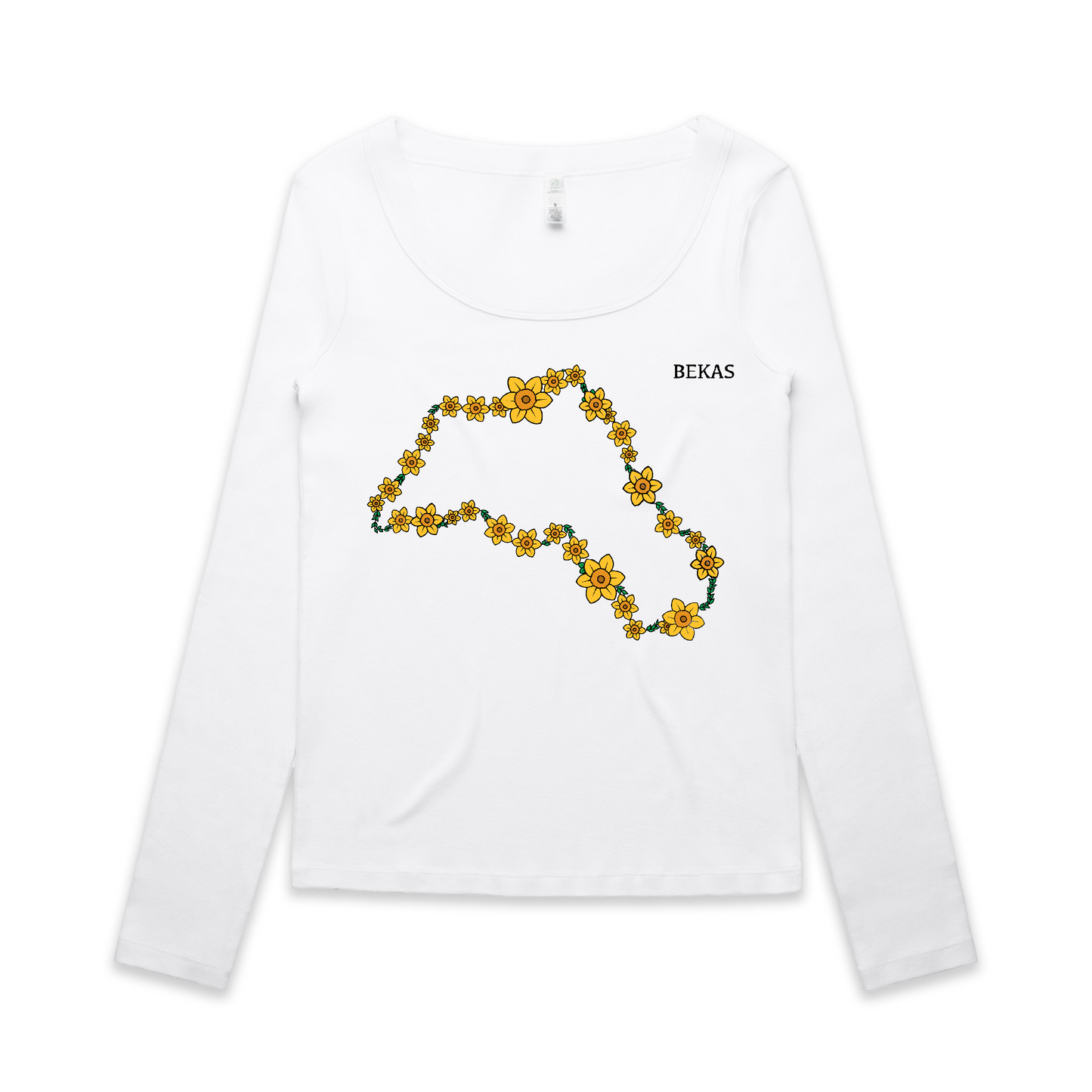 Nergez Kurdistan Baby Tee (L/S)
