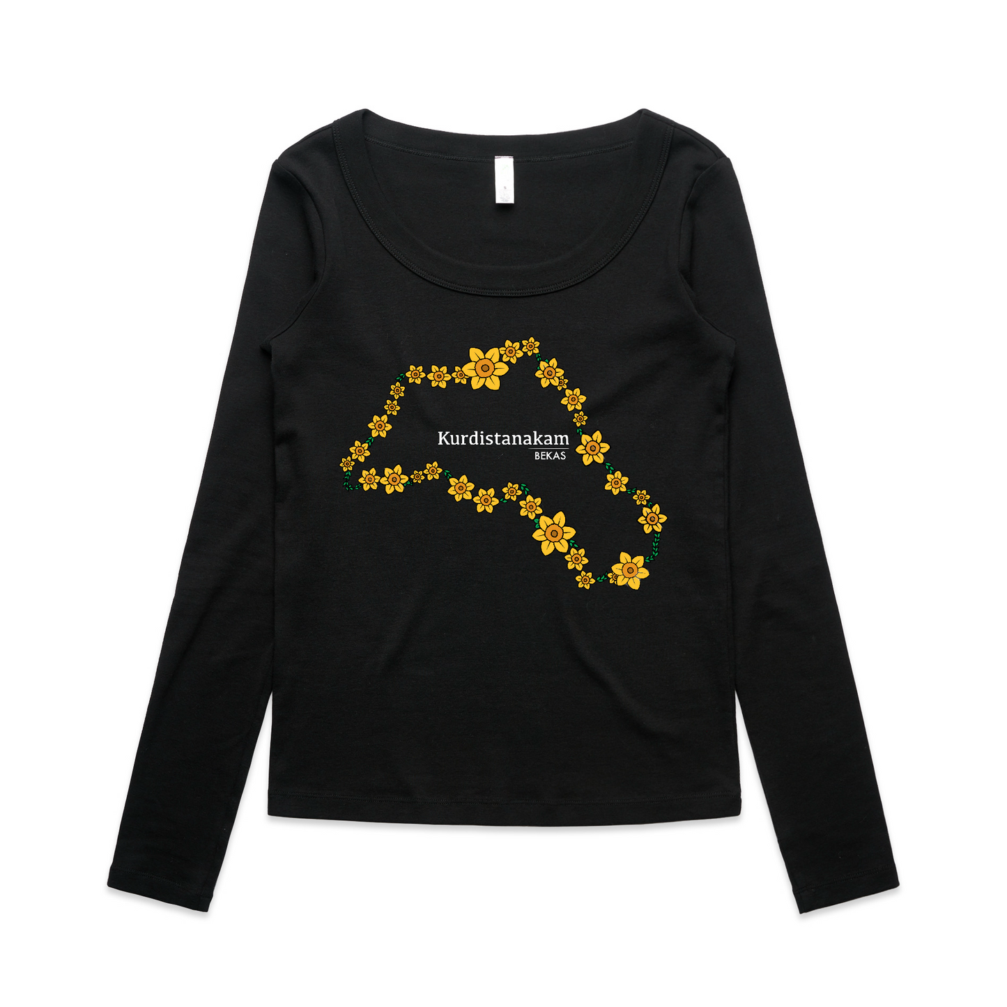 Nergez Kurdistan Baby Tee (L/S)