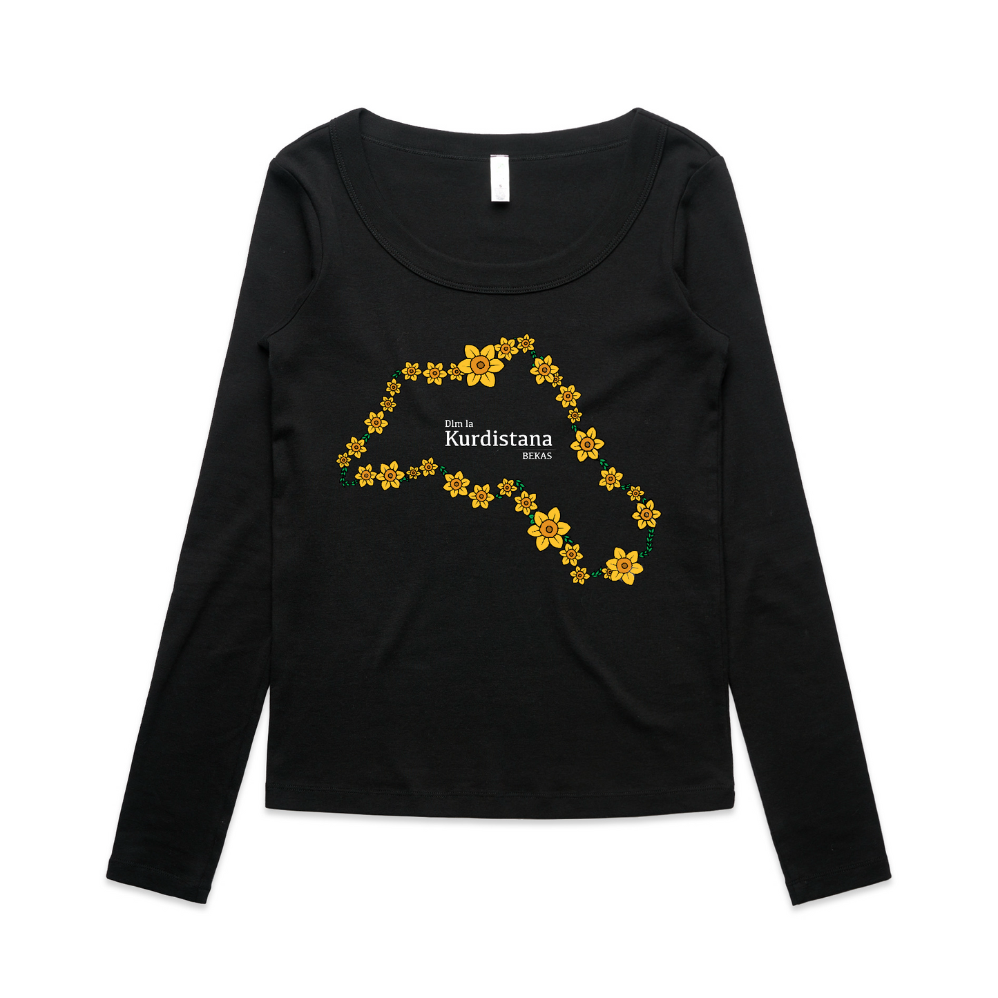 Nergez Kurdistan Baby Tee (L/S)