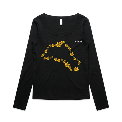Nergez Kurdistan Baby Tee (L/S)